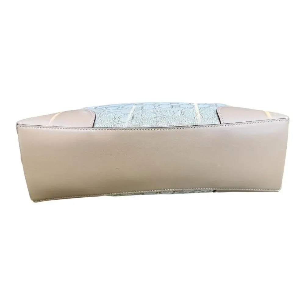 Coach Cream Signature Canvas Hobo Bag
